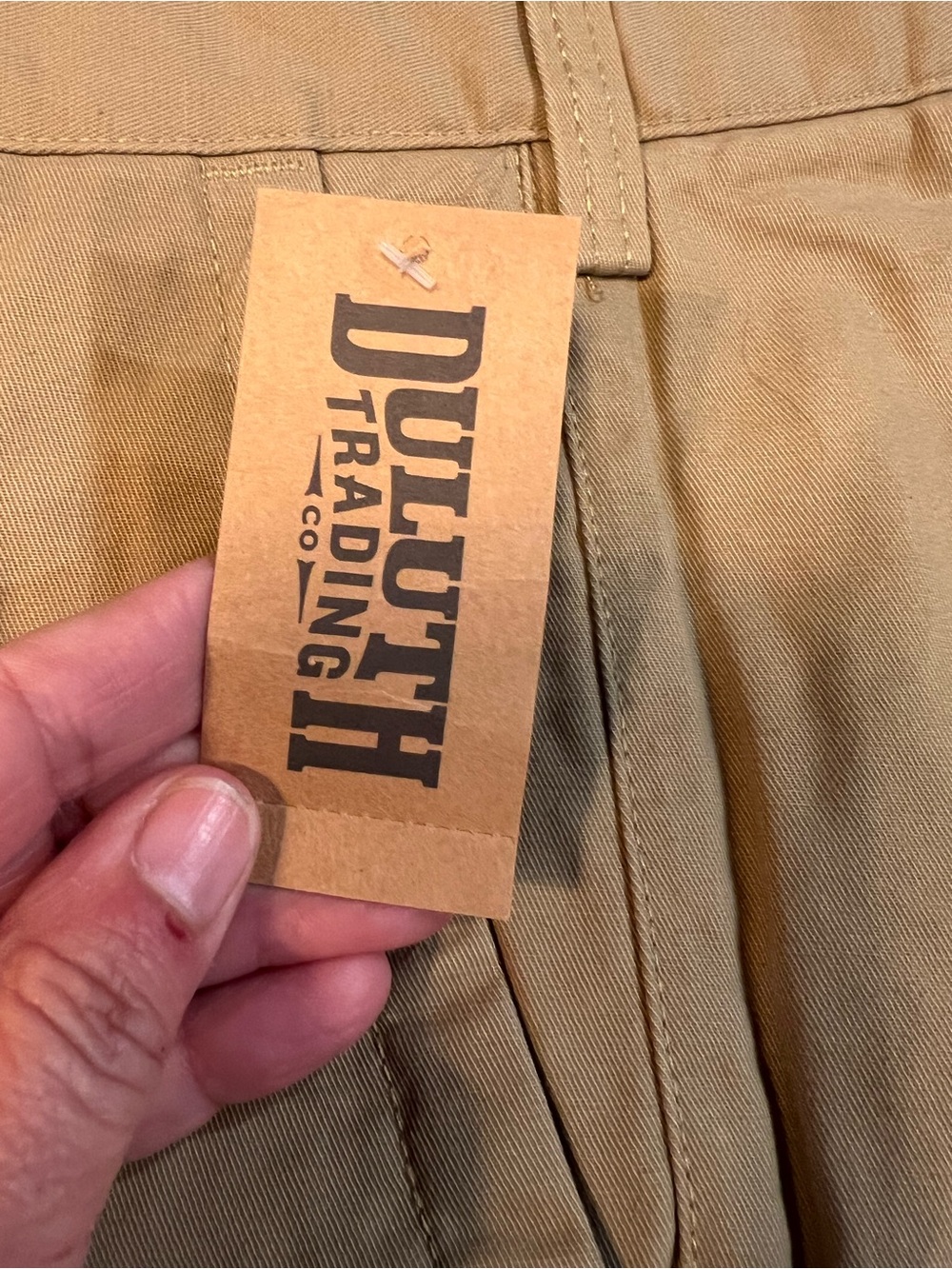*NEW* Two pair men’s Duluth Trading Co Work Pants - Olive Green and Khaki - Picture 8 of 8